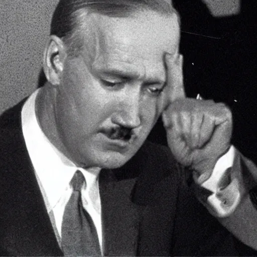 Image similar to biden as hitler