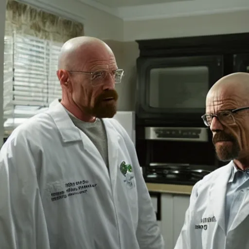 Image similar to walter white, hugh laurie, in house, m. d