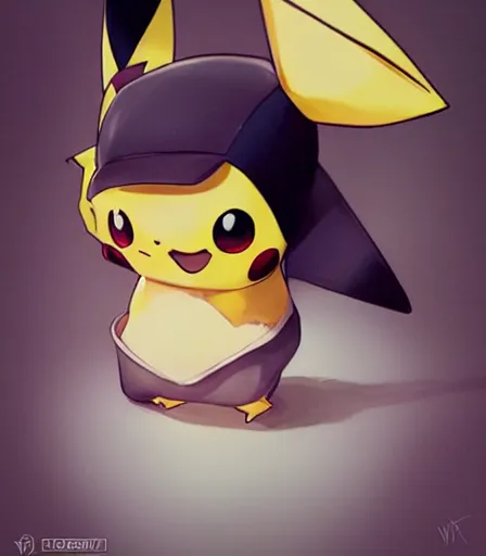 Prompt: Pikachu by Artgerm and WLOP