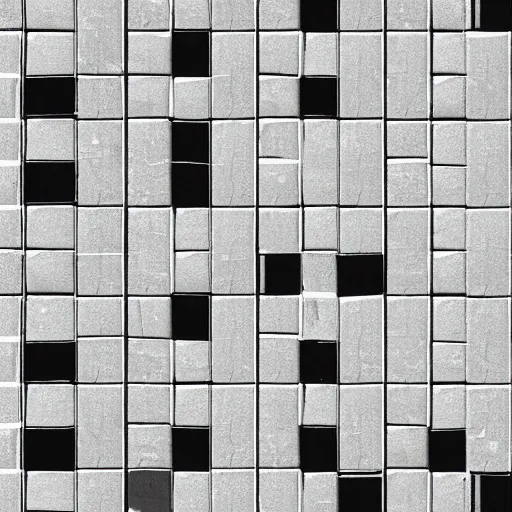 Image similar to 4 k large tiled retrofuturism brutalist floor white black seamless texture, material, flat, pbr, hi - res