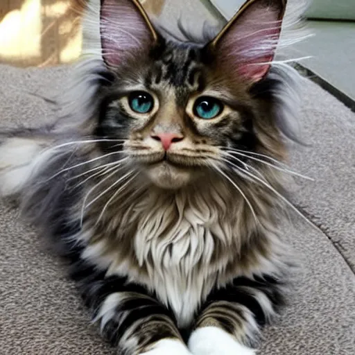 Image similar to maine coon balinese hybrid