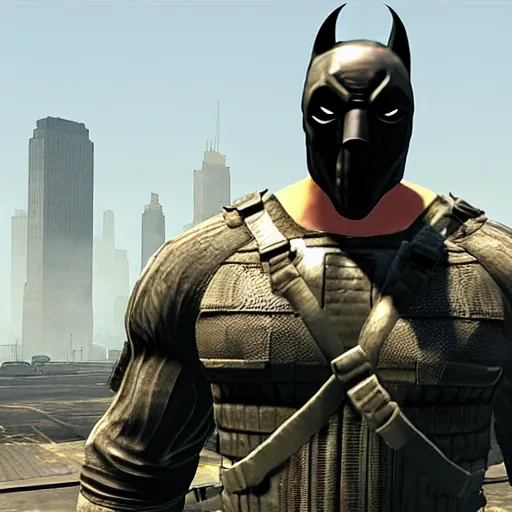 Image similar to bane from the dark knight rises in gta iv