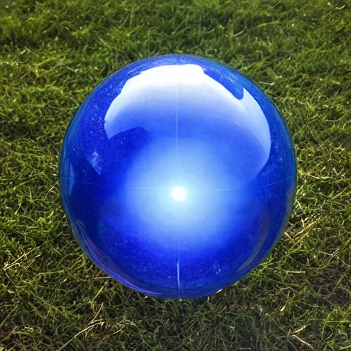Prompt: sphere of blue energy