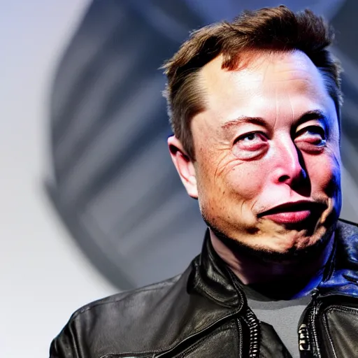 Image similar to Elon Musk in Doom Eternal, highly detailed, high quality, HD, 4k, 8k, Canon 300mm, professional photographer, 40mp, lifelike, top-rated, award winning, realistic, sharp, no blur, edited, corrected, trending