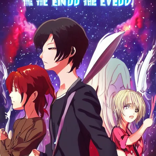 Image similar to the end of the universe, key anime art