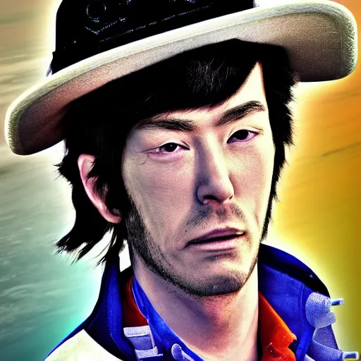 Prompt: SPACE DANDY A DANDY GUY IN SPACCCE, Realistic, HDR, Clear Image, face portrait, OMG SO REALISTIC,