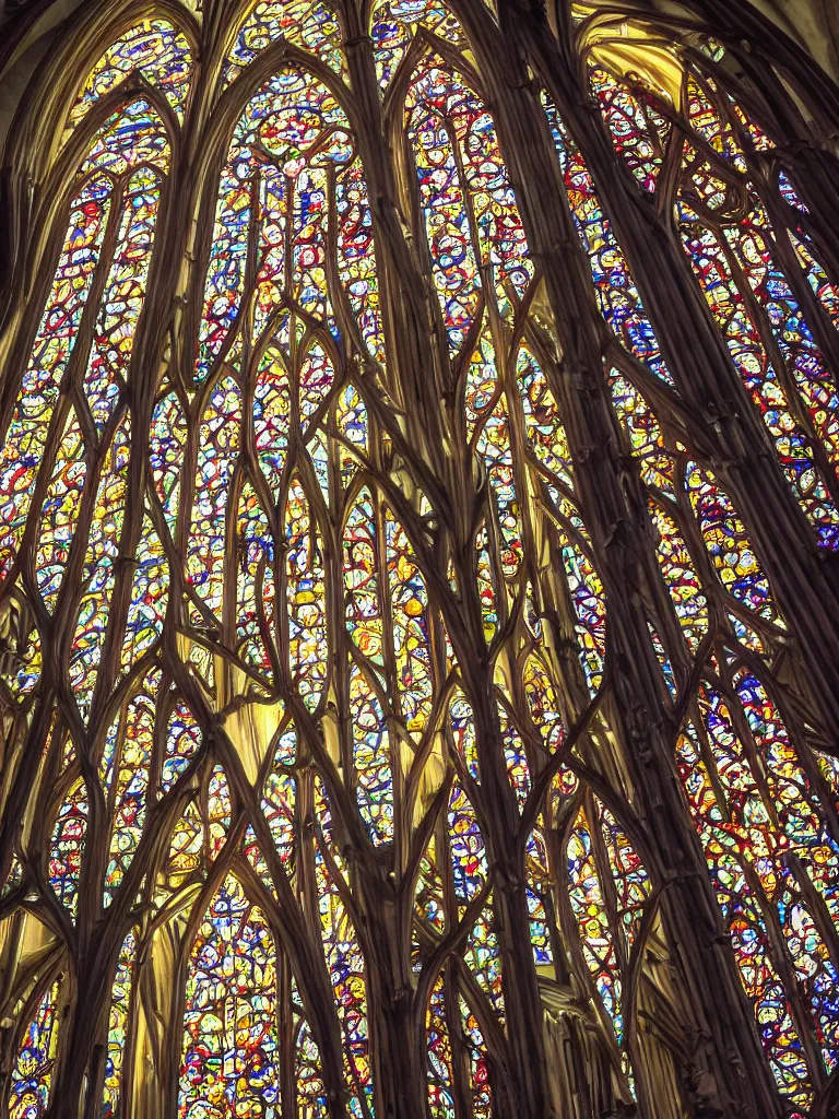 Prompt: cathedral!!!!!, stained glass window!!!!!, beautiful!!!!!! aesthetic!!!!!!!!, rays!!!!!!!!, hazy, haze!!!!!, smoke, clouds, sunlight, photorealistic, photography