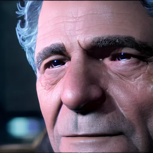 Prompt: peter falk as hank from detroit: become human, 4k screenshot