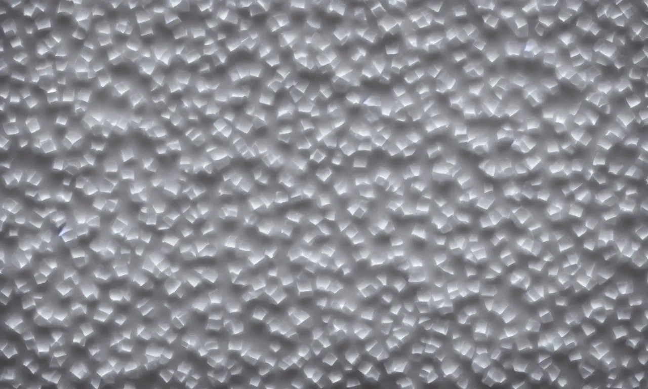 Image similar to stark chiaroscuro lighting: soft translucent silica aerogel sheets floating in the void, all bunched up by softly rounded magnetic poetry words, comforter lobes stretched taught in places and bunched up in places, ambient occlusion, 1/40mm f/1.4 photograph of thick floating knotted-up dough made out of silica aerogel, pinned together with a 2-3 softly luminous spheres pinning distant areas together, stark sunrise lighting, mound of perfect laundry floating in space