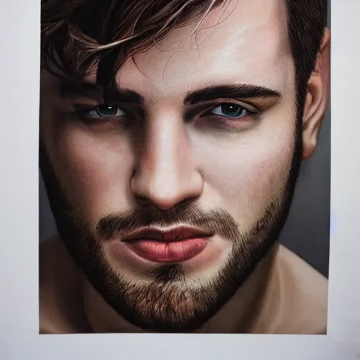 Prompt: beautiful hyperrealistic matte portrait attractive young white male