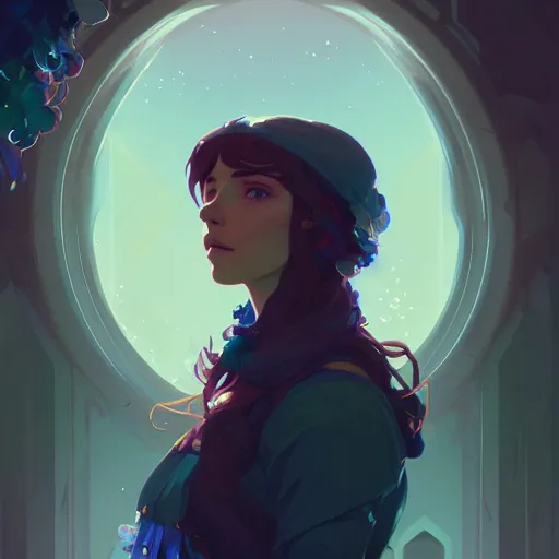 Prompt: Portrait of Madeline from celeste, highly detailed, digital painting, artstation, concept art, sharp focus, illustration, art by greg rutkowski and alphonse mucha