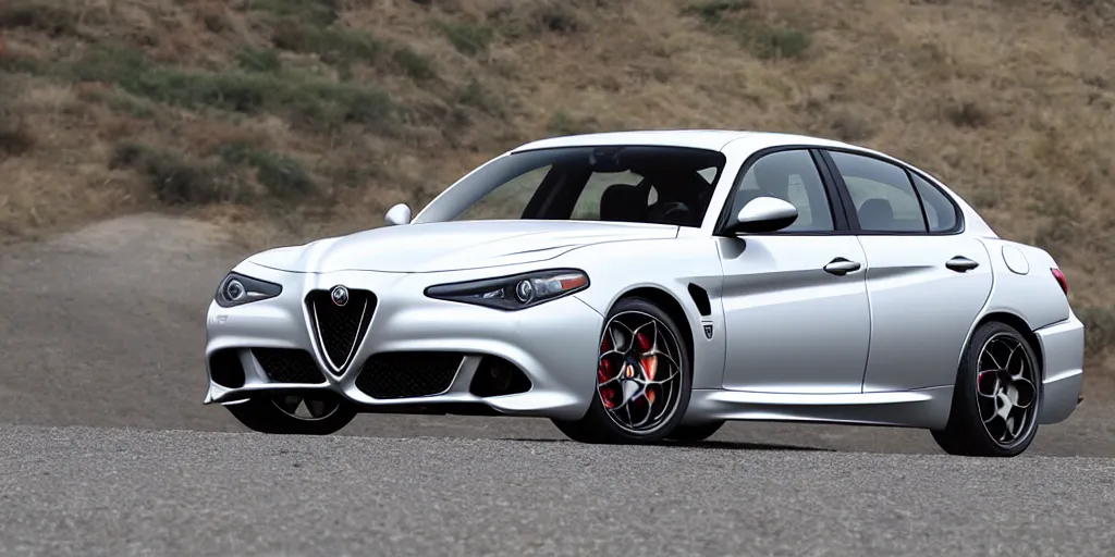 Image similar to “2000s Alfa Romeo Giulia Quadrifoglio”