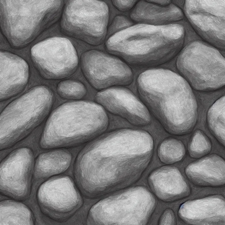 Image similar to an illustration study of rocks, digital art, sharp