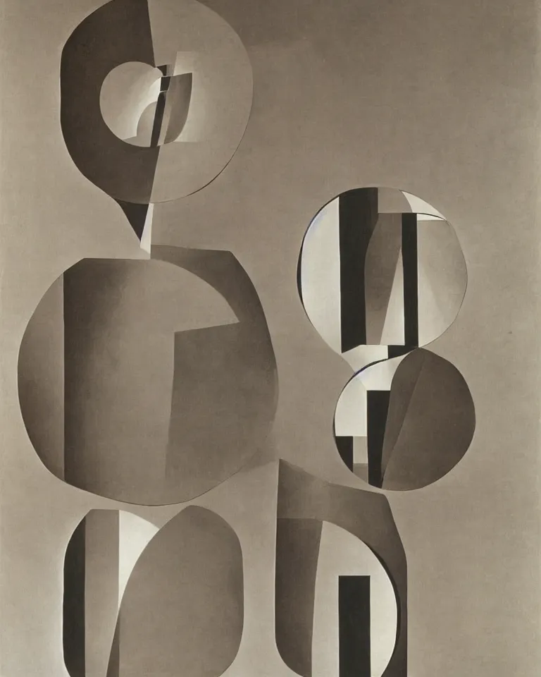 Image similar to the mirror between dimensions by Alexander Rodchenko and Rene Magritte.
