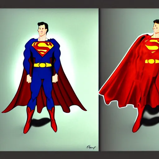 Prompt: concept art superman