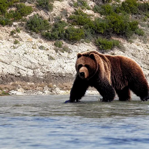 Prompt: kyriakos grizzly