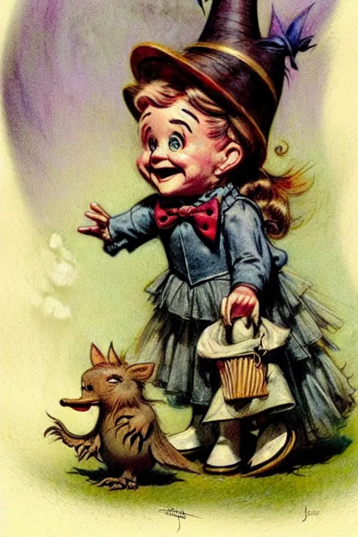 Prompt: (((((1950s wizard of oz. muted colors.))))) by Jean-Baptiste Monge !!!!!!!!!!!!!!!!!!!!!!!!!!!