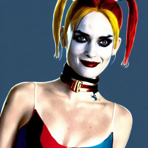 Image similar to Harley Quinn played by Winona Ryder