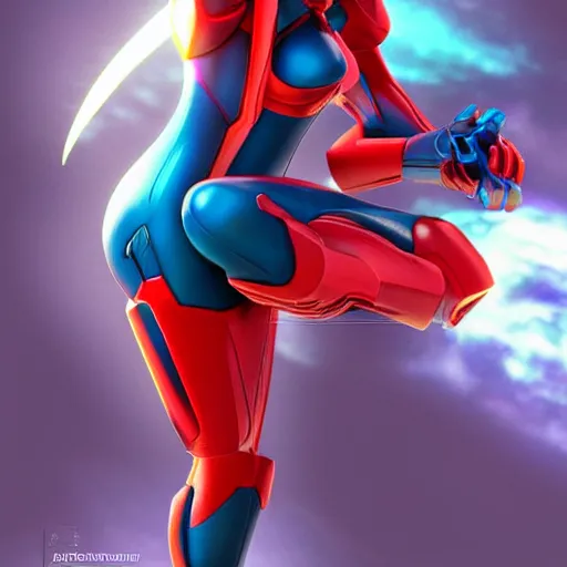 Image similar to Samus Aran Zero Suit Metroid By Protomonkey Art 3d Cgsociety by Artgerm