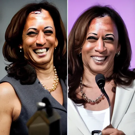 Prompt: kamala harris lara croft hott