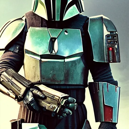 Image similar to master chief and the mandalorian