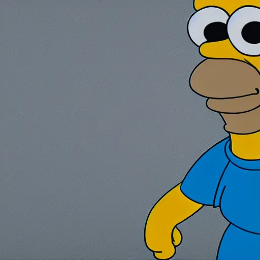 Image similar to A still of Homer Simpson as a real person. Extremely detailed. Beautiful. 4K. Award winning