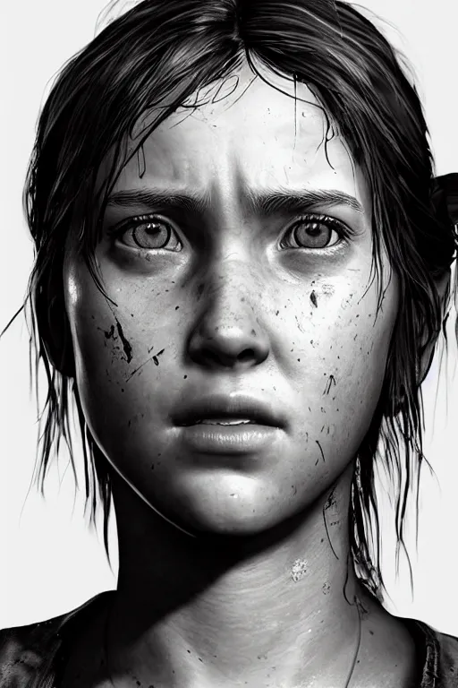 ultra realistic facial portrait of ellie from the last | Stable ...