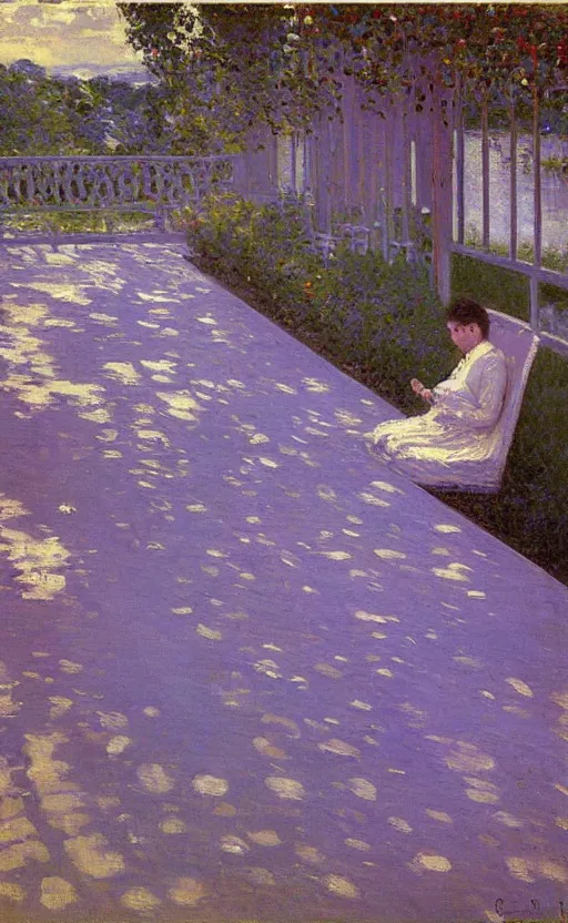 Image similar to dream world by gustave caillebotte