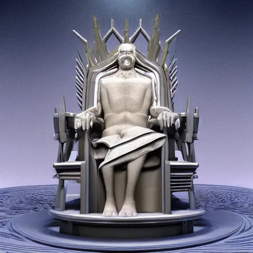 Image similar to the mind throne sits in the simulation chamber