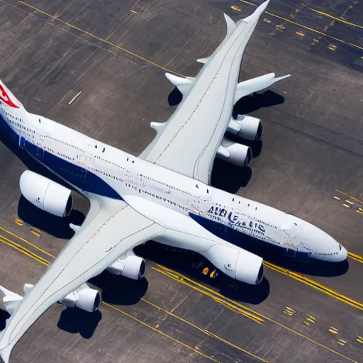 Image similar to Airbus a380 made of cheese, high quality aviation photograph, award winning