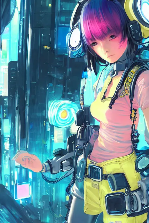 Anime. Anime Girl , Cyberpunk, Steampunk, Sci-fi, Fantasy. Japanese  Animation, Hand-drawn and Computer-generated Stock Illustration -  Illustration of lover, elegant: 278961035