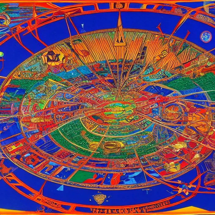 Image similar to artwork by paul laffoley, 8 k