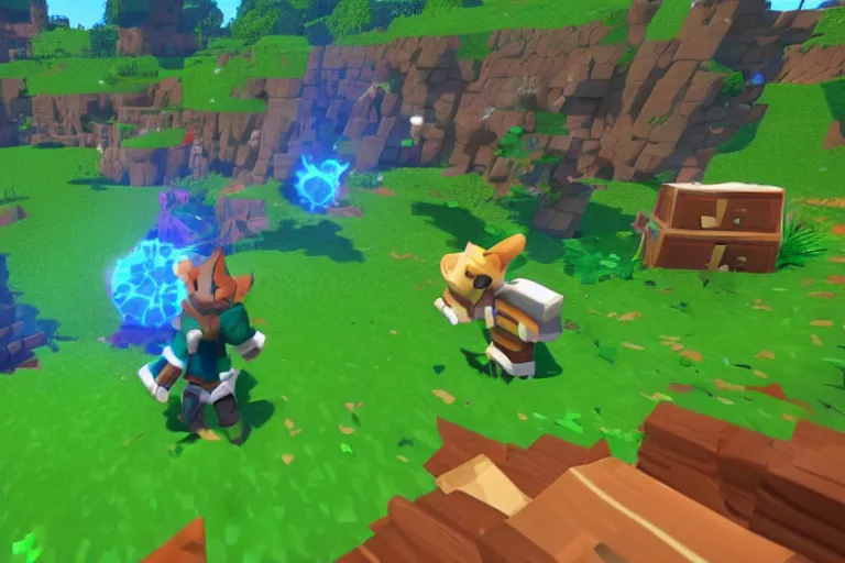 Image similar to Hytale Gameplay