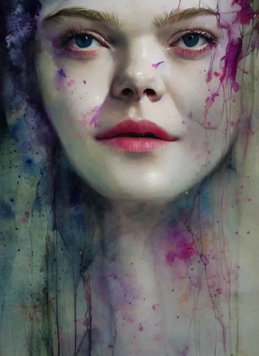 Image similar to elle fanning by agnes cecile