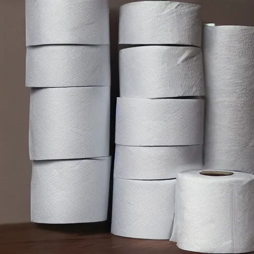 Prompt: among us toilet paper
