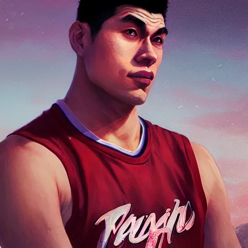 Prompt: highly detailed hanamichi sakuragi of slam dunk, in gta v, stephen bliss, unreal engine, fantasy art by greg rutkowski, loish, rhads, ferdinand knab, makoto shinkai and lois van baarle, ilya kuvshinov, rossdraws, tom bagshaw, global illumination, radiant light, detailed and intricate environment