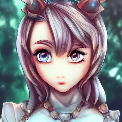 Image similar to detailed beautiful character art on amino