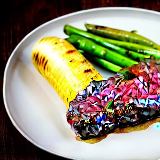 Image similar to beef on the cob, professional food photography