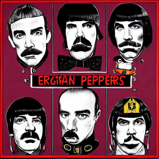 Prompt: sergeant peppers lonely hearts club band