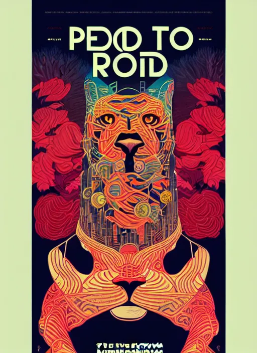 Image similar to concert poster for pedro the lion, tristan eaton, victo ngai, artgerm, rhads, ross draws