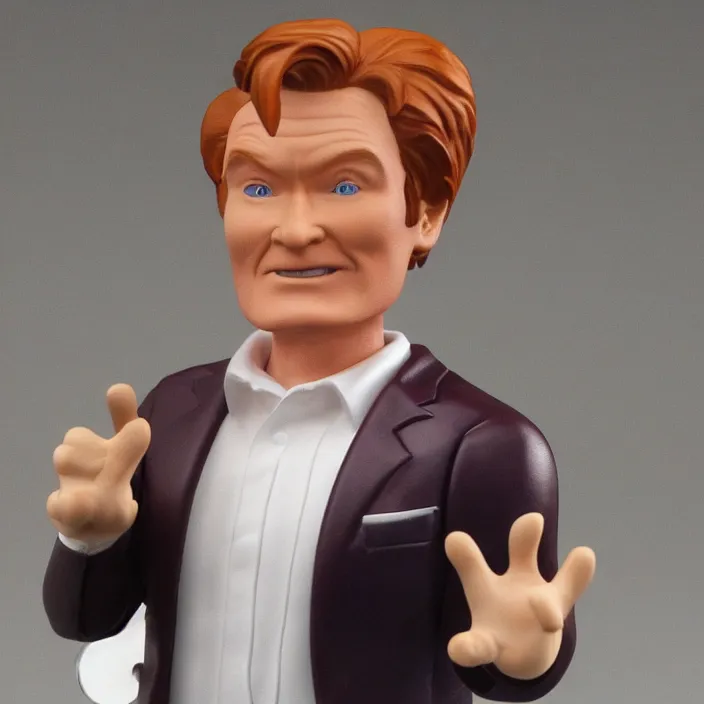 Image similar to Conan O'Brien, a GOODSMILE figure of Conan O'Brien, figurine, detailed product photo,