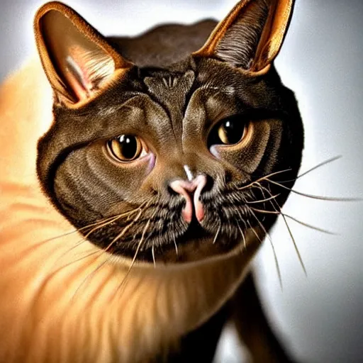 Image similar to a walrus - cat - hybrid, animal photography