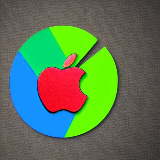 Image similar to android mixed apple logo