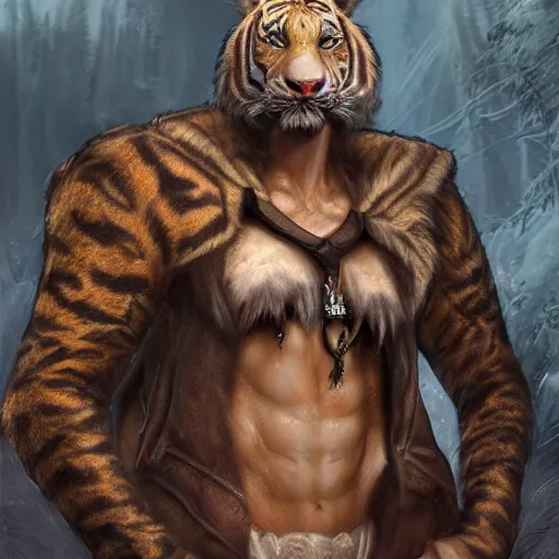 Image similar to a beautfiul award winning aesthetic commission of an antrho albino tiger wearing a black padded hooded puffer jacket,digital art,art by artgerm,character design by charles bowater,ross tran,photorealistic,detailed face,hyperdetailed,western comic,2021,artstation,deviantart