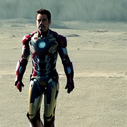 Image similar to still of xavi hernandez as tony stark in iron man ( 2 0 0 8 )