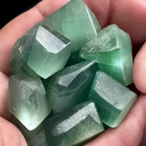 Image similar to green fluorite crystals