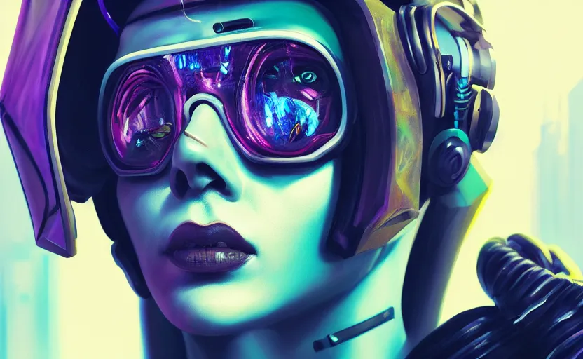 Prompt: closeup painting of bee, cyberpunk, portrait, hyperdetailed, artstation, cgsociety, 8 k, synthwave by tangerine dream