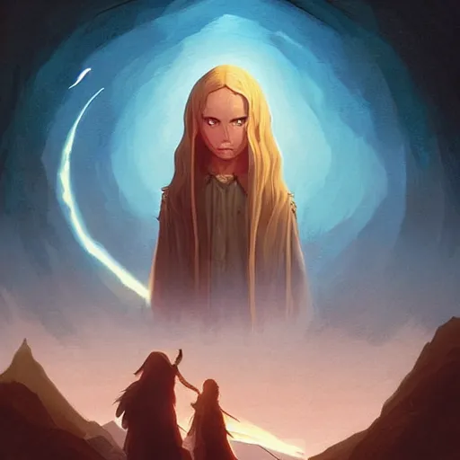 Image similar to face icon stylized minimalist the lord of the rings : the fellowship of the ring 2 0 0 1, loftis, cory behance hd by jesper ejsing, by rhads, makoto shinkai and lois van baarle, ilya kuvshinov, rossdraws global illumination