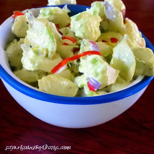 Image similar to flying potato salad