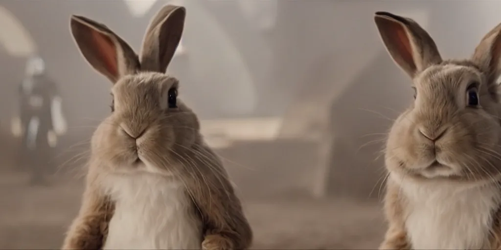 Image similar to a rabbit in the movie star wars screenshot